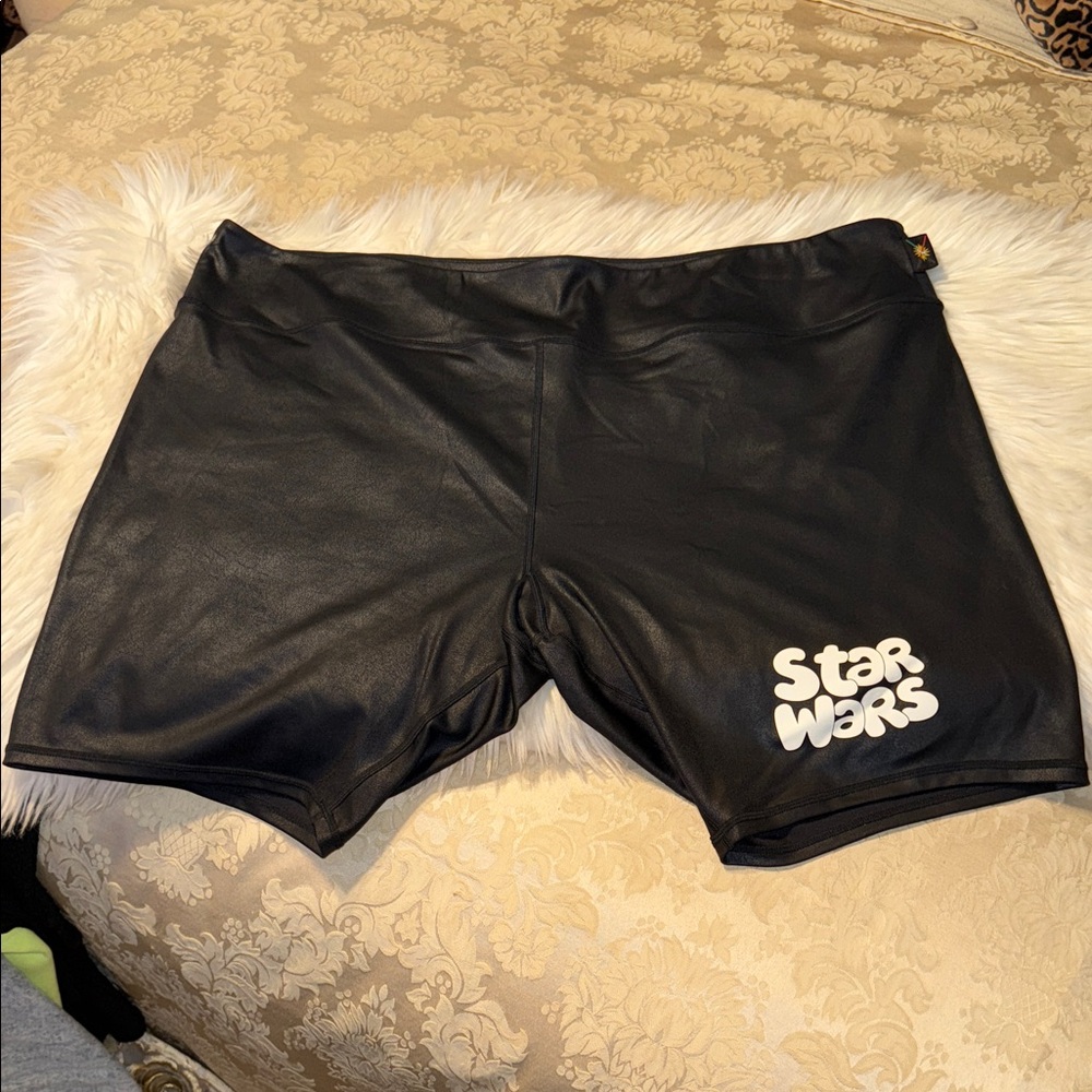Star Wars Black Bike Shorts for Women Size 2X